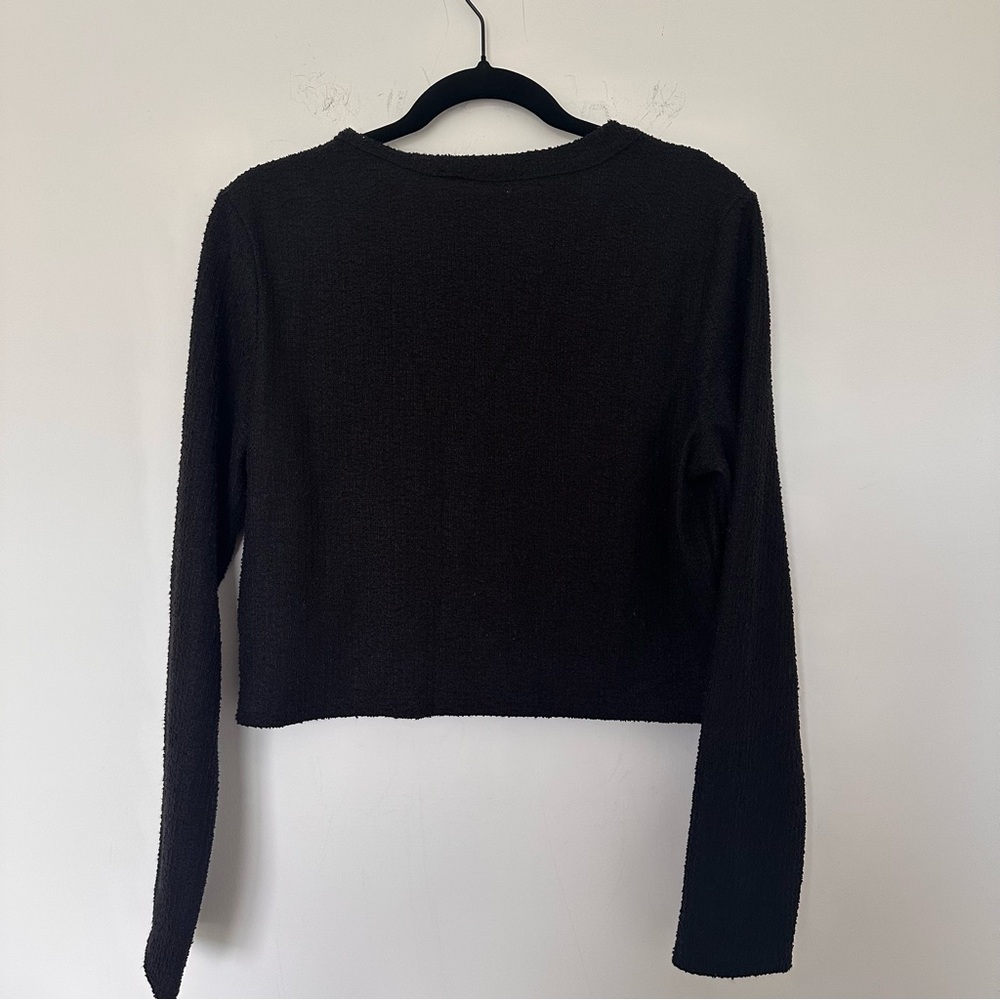 H&M Black Cardigan with Gold Buttons - Picture 6 of 9